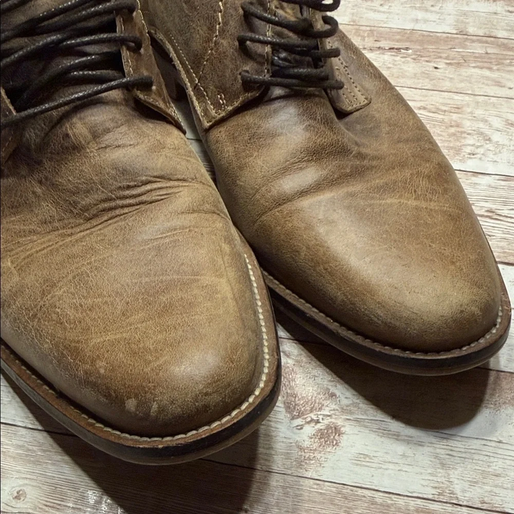 Bull Boxer Art Name Eldon Limited Edition 1 of 500 Men's Tan Chukka Boots